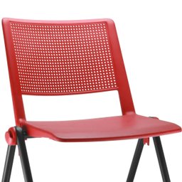 Cadeira Up Fixa Empilhável Escritório Ergonômica Colorida - 9
