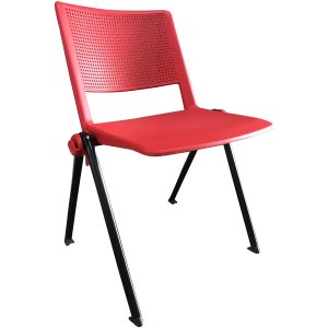Cadeira Up Fixa Empilhável Escritório Ergonômica Colorida