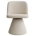 Ver imagem 2 de Kit 04 Cadeiras de Jantar Giratória Liz Bouclé Off White - Nexta Casa