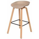 Ver imagem 1 de Banqueta Toledo Polipropileno Fendi com Base em Aço 83cm - 70814