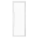 Ver imagem 1 de Porta de Alumínio Branco com Vidro Inteiro 8mm e Pux. Cmc Elegance- 2.10 (a) X 0.80 (l)-lado Direito