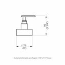 Ver imagem 2 de Acabamento Registro Base Docol 1.1/4' e 1.1/2' (grande) - Ocean Perflex