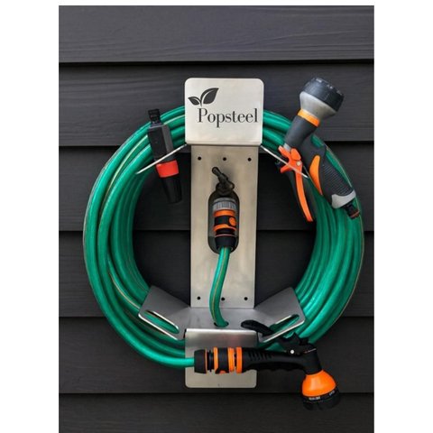 Suporte de Mangueira para Jardim Popsteel. Suporte de Mangueira de Parede Reforçados em Aço.