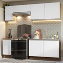 Ver imagem 1 de Armário de Cozinha Completa 240cm Rustic/Branco Glamy Madesa 10
