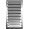 Grade de Ventilação Retangular 200x333mm Alumínio - ITC - 1