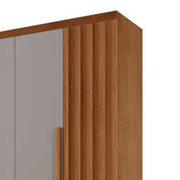 Guarda Roupa Casal Roma Mdf 6 Portas e 2 Gavetas - 7