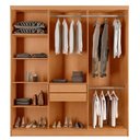 Ver imagem 4 de Guarda Roupa Casal Roma Mdf 6 Portas e 2 Gavetas
