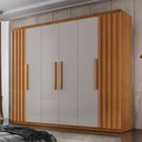 Ver imagem 1 de Guarda Roupa Casal Roma Mdf 6 Portas e 2 Gavetas