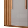 Guarda Roupa Casal Roma Mdf 6 Portas e 2 Gavetas - 8