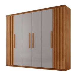 Guarda Roupa Casal Roma Mdf 6 Portas e 2 Gavetas - 2