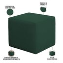 Ver imagem 7 de Poltrona de Amamentação com Balanço e Puff Ravena W01 Suede Verde - Lyam Decor