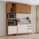 Ver imagem 1 de Cozinha Modulada Compacta 4 Peças com Torre Quente 2 Fornos Venaly