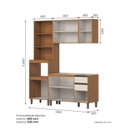 Ver imagem 4 de Cozinha Modulada Compacta 4 Peças com Torre Quente 2 Fornos Venaly