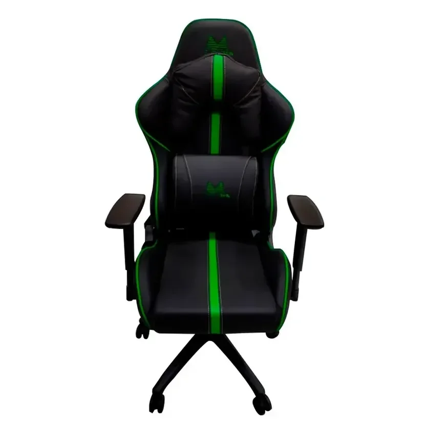 Cadeira Gamer Ajustável Mtek Mk02 - Preto/verde - 2