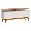 Ver imagem 3 de Rack Bancada Ambiente Classic 2 Gavetas com Nicho 1.4 Off White Nature - Imcal