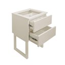 Ver imagem 4 de Mesa de Cabeceira Lateral Penteadeira Off White Laca
