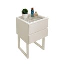 Ver imagem 1 de Mesa de Cabeceira Lateral Penteadeira Off White Laca
