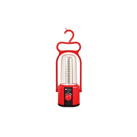 Lampião Com 40 Leds Recarregável 2800mAh 8W Portátil Bivolt:Vermelho