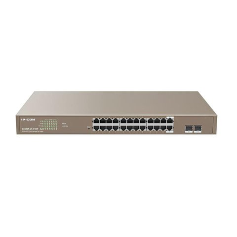Switch 24 Portas Ip-com G3326p - Gigabit - 2 Portas Sfp - Gerenciável - G3326p-24-410w