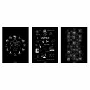 Ver imagem 3 de Kit 3 Quadro Decorativo Química Laboratório Engenheiro Prof 28x20cm