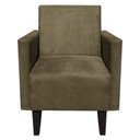 Ver imagem 3 de Kit 2 Poltrona Decorativa Jade Suede Marrom Rato com Pés Baixo Chanfrado - D'Rossi