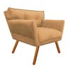 Poltrona Decorativa Anitta Suede Caramelo Sisal - D'Rossi - 3