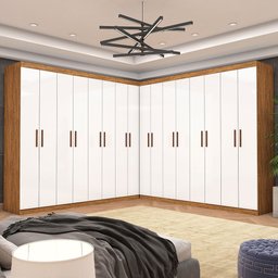 Closet Casal Duplo Rubi Premium 16 Portas 8 Gavetas - 1