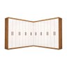 Closet Casal Duplo Rubi Premium 16 Portas 8 Gavetas - 2