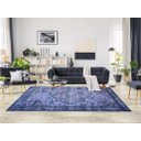 Ver imagem 2 de Tapete Sala 200x300 Cm Classico Oriental Reload Azul Roxo