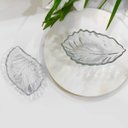 Ver imagem 1 de Conjunto de 2 Conchas Decorativsa de Cristal de Chumbo Lyor