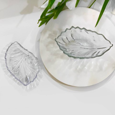 Conjunto de 2 Conchas Decorativsa de Cristal de Chumbo Lyor