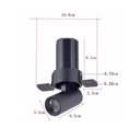Ver imagem 5 de Spot de Embutir Nordecor Aiva Retrátil No-frame Redondo Led Alto Irc 97 7w Bivolt