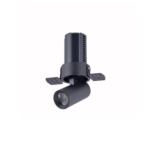 Spot de Embutir Nordecor Aiva Retrátil No-frame Redondo Led Alto Irc 97 7w Bivolt