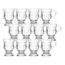 Ver imagem 1 de Jogo 12 Caneca de Café 117ml Hanover Vidro Cristalino Transparente Xícara em Casa Tem