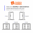 Ver imagem 5 de Porta Giro Laminada 0,75m x 2,15m Direita em Alumínio Branco – Vitrolar