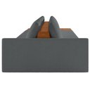 Ver imagem 6 de Sofá Ilha Modular para Sala 432cm com Puff Dublin K01 Bouclê Cinza Sintético Caramelo - Lyam Decor