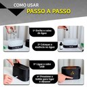 Ver imagem 4 de Umidificador Aromatizador de Ar Multifuncional Portátil Efeito Chamas Difusor Aromático Climatizador