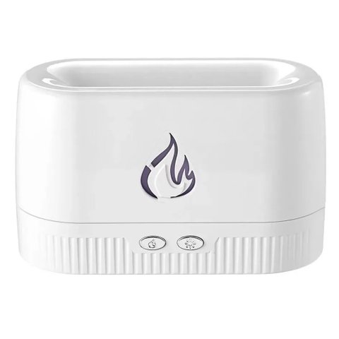 Umidificador Aromatizador de Ar Multifuncional Portátil Efeito Chamas Difusor Aromático Climatizador