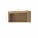Ver imagem 3 de Armário Geladeira Modular 1 Porta Basculante Nesher Marquesa 80cm 100 Mdf