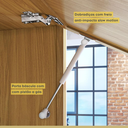 Ver mais imagens de Armário Aéreo para Geladeira Marquesa Modular 1 Porta Basculante MDF Nature/Verde - Nesher