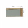 Armário Geladeira Modular 1 Porta Basculante Nesher Marquesa 80cm 100 Mdf - 2