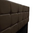 Ver imagem 7 de Cabeceira Cama Box Estofada Solteiro 90 Cm Clara Suede Marrom