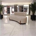 Ver mais imagens de Sofá 3 Lugares Orgânico Curvo Tókio 180cm Veludo Bege
