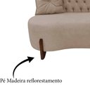 Ver imagem 6 de Sofá 3 Lugares Orgânico Curvo Tókio 180cm Veludo Bege