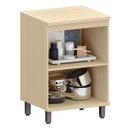Ver imagem 3 de Balcão para Cozinha 60 Cm 2 Portas Mdf/mdp Aurora Cinza Cristal