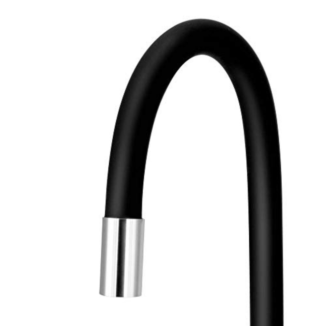 Torneira Gourmet Flexível para Cozinha Mesa Preta 1/4 de Volta Acabamento:volante C51 Casagrande Mun - 5