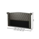 Ver imagem 3 de Kit Baú e Cabeceira Estofada Madeira Cama Box Grécia Queen:brida