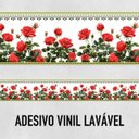 Ver imagem 2 de Faixa Decorativa Adesiva (autocolante) - Rosas Vermelhas
