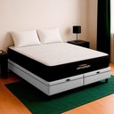 Ver imagem 1 de Cama Box King Branco Colchão Orthopedic D33 Vstore