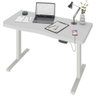 Mesa com Regulagem de Altura Elétrica para Escritório Home Office Aurum A02 Branco - Lyam Decor - 1